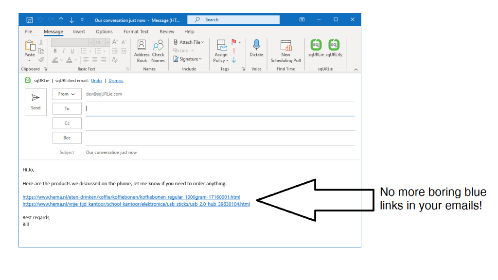 How to pull images from link in Outlook